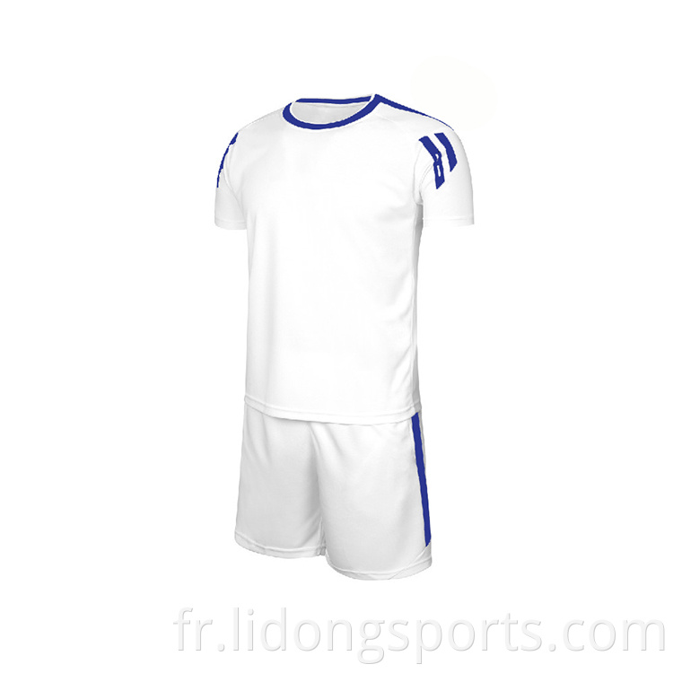 Chemises sèches kits en jersey personnalisés de football de football T-shirt Football Team for Mens